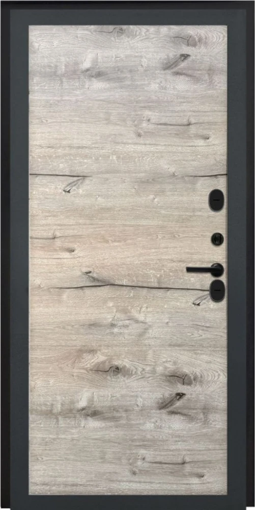 Входная дверь ДвериПРО Аура Без фрезеровки Дуб пацифик горизонт DPRO200466 внутренняя сторона