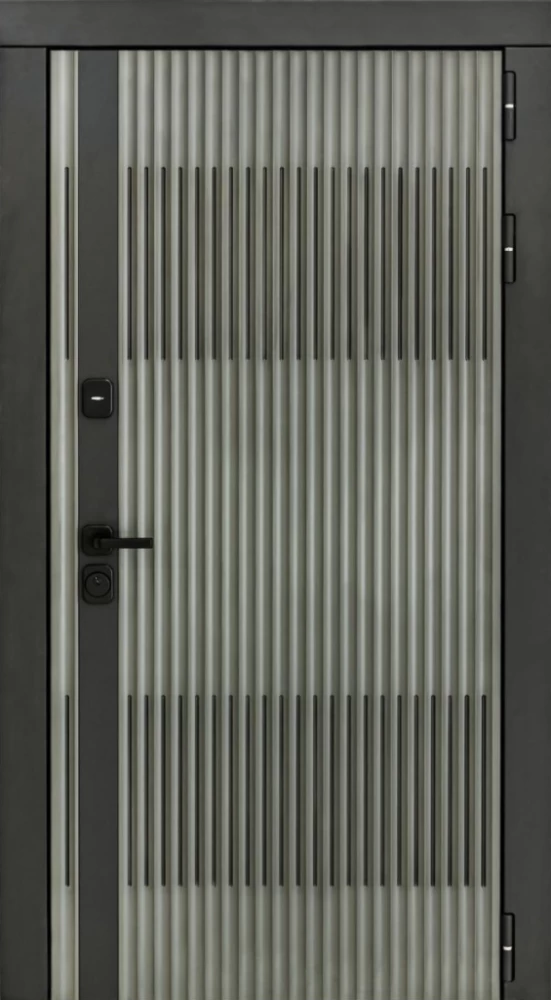 Входная дверь ДвериПРО Elfy Фараон-2 (16мм, светлый мореный дуб) DPRO197051 внешняя сторона