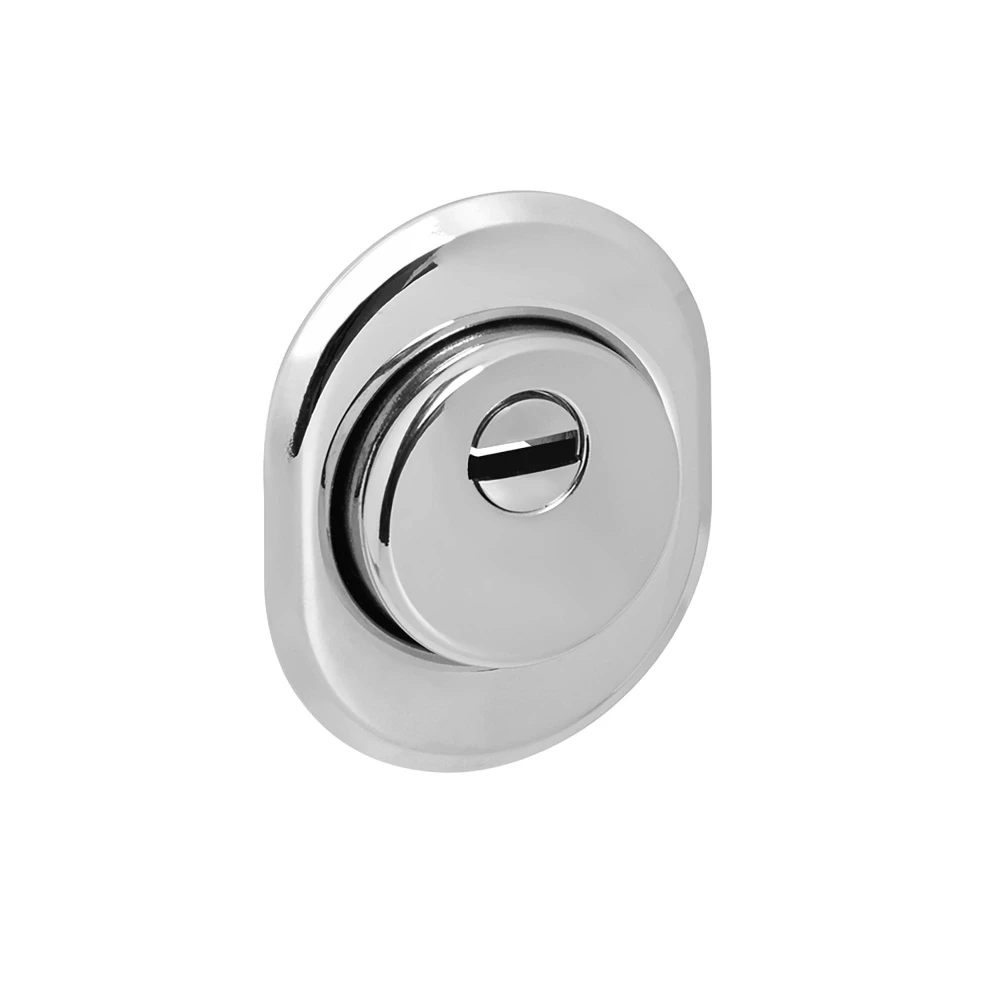 Фото Броненакладка DEF.CRE/OV.9726 (DEF 9726) M6x90 врезная с чашкой без ответной части CP-8 хром