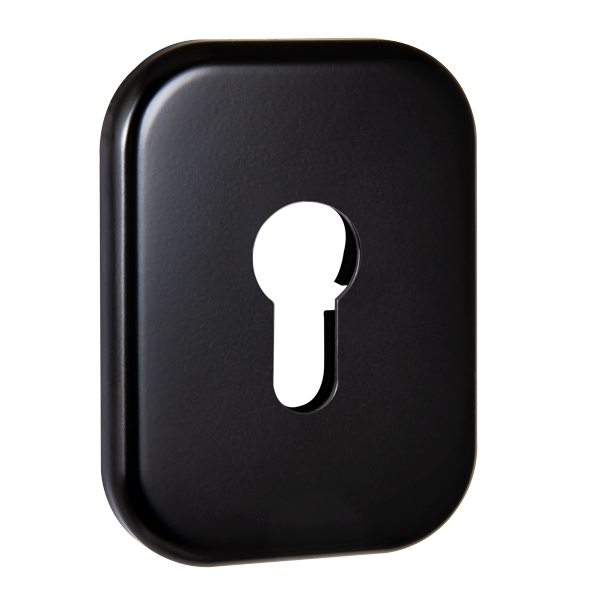 Фото Накладка на цилиндр ESC.C.XL/K.486 (ESC 486-C SQ XL) BL черный (1 шт.)