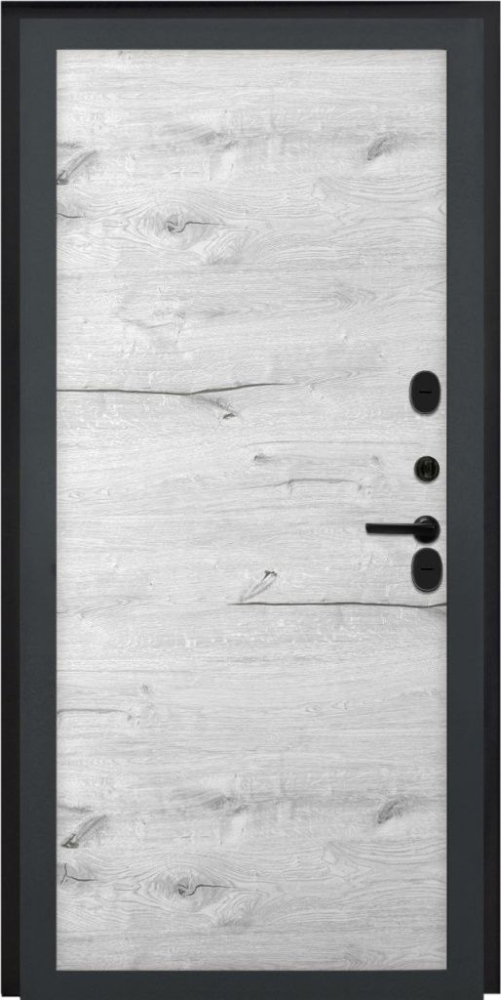 Входная дверь ДвериПРО Модель L-47 Без фрезеровки Дуб арктик горизонт DPRO195653 внутренняя сторона