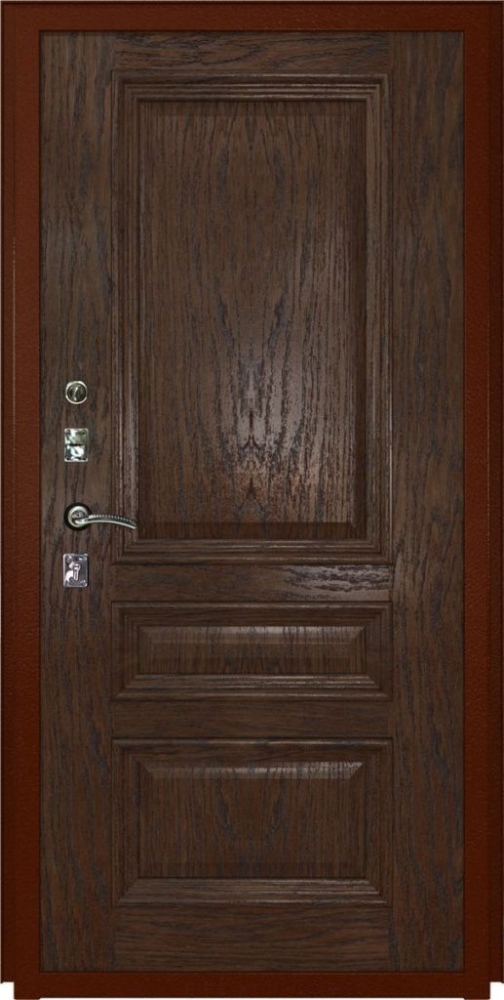 Входная дверь ДвериПРО Модель L-49 Фараон-2 (16мм, мореный дуб) DPRO195848 внутренняя сторона