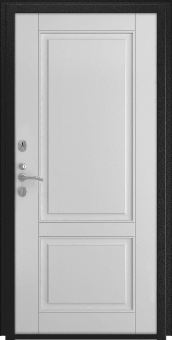 Входная дверь L - 3b L-5 (16мм, белая эмаль) внутренняя сторона